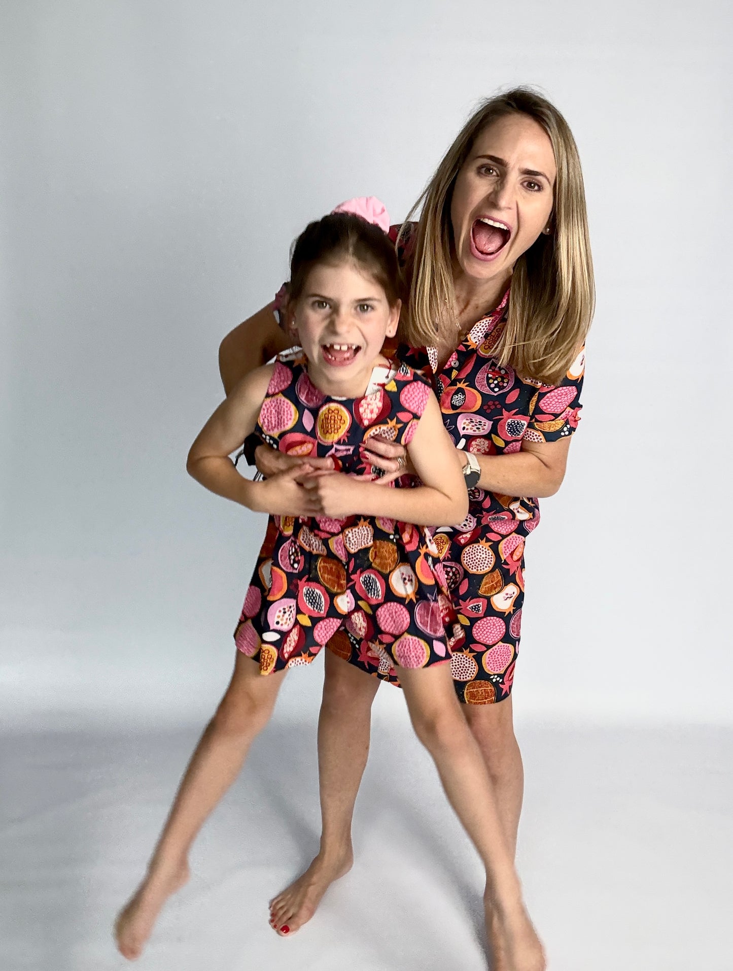 Girls Playsuit - Pomegranate