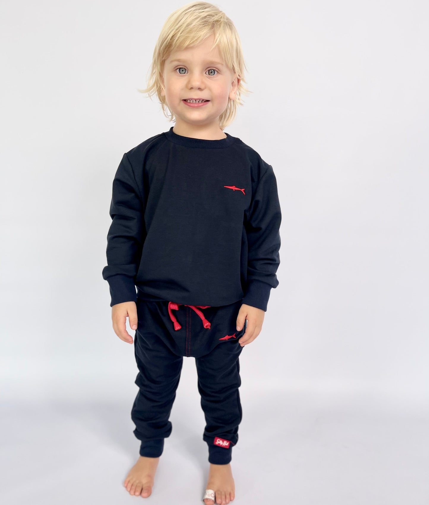 Boys Tracky Top - Navy