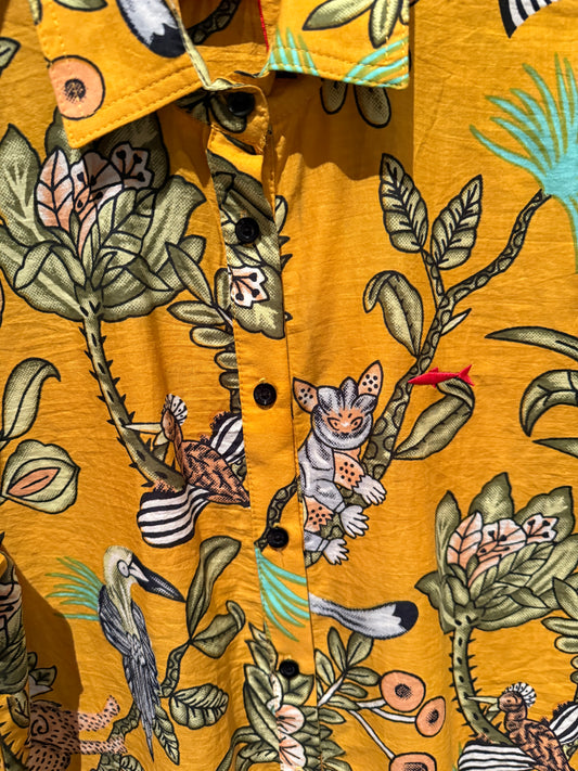 Ladies Shirt - Yellow Bird Party