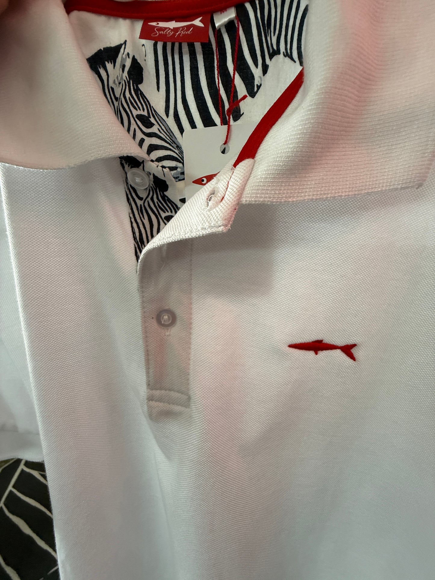 Mens Golfer - White - Black Zebra Insert