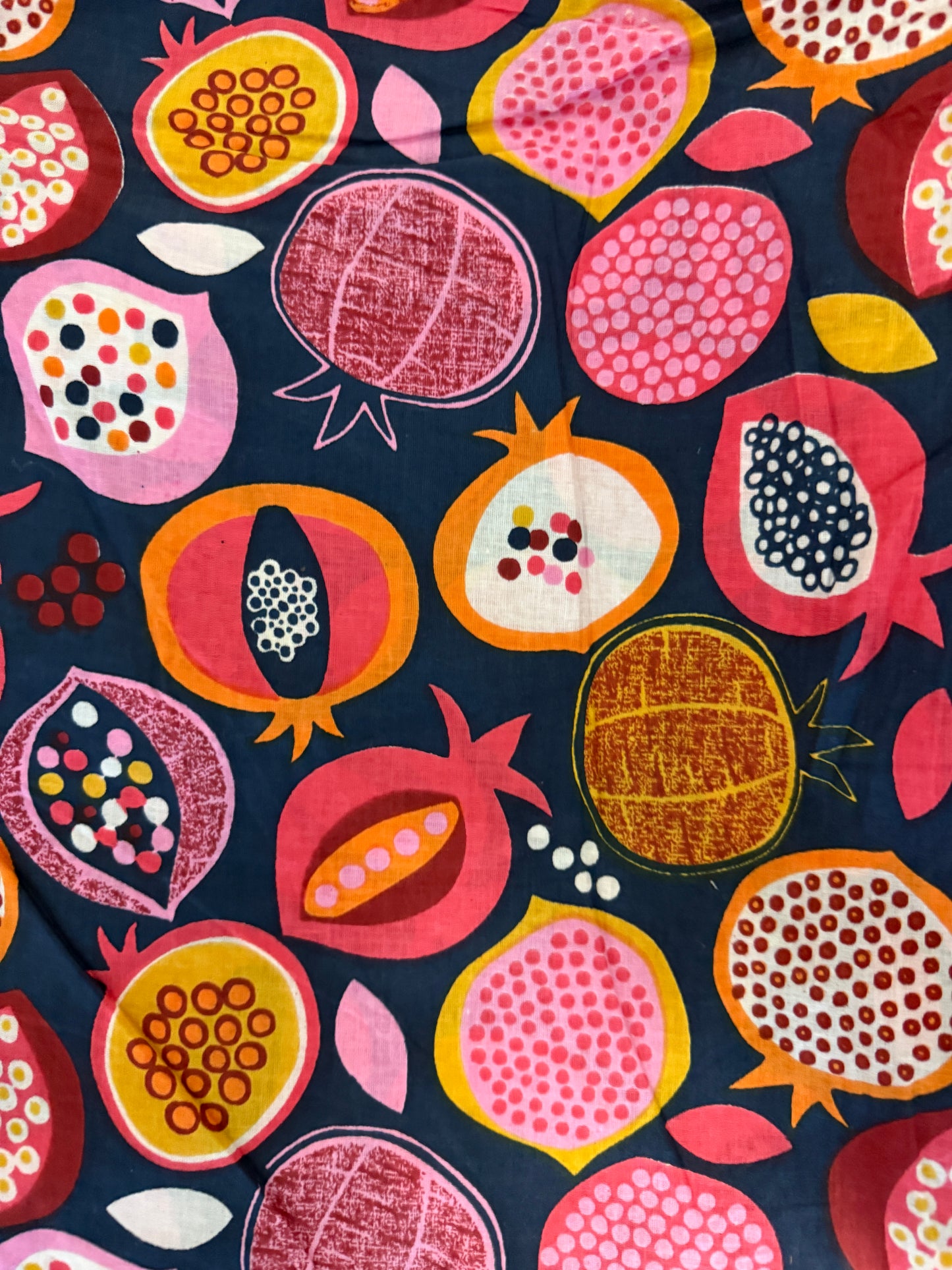 Ladies Shirt Dress - Pomegranates