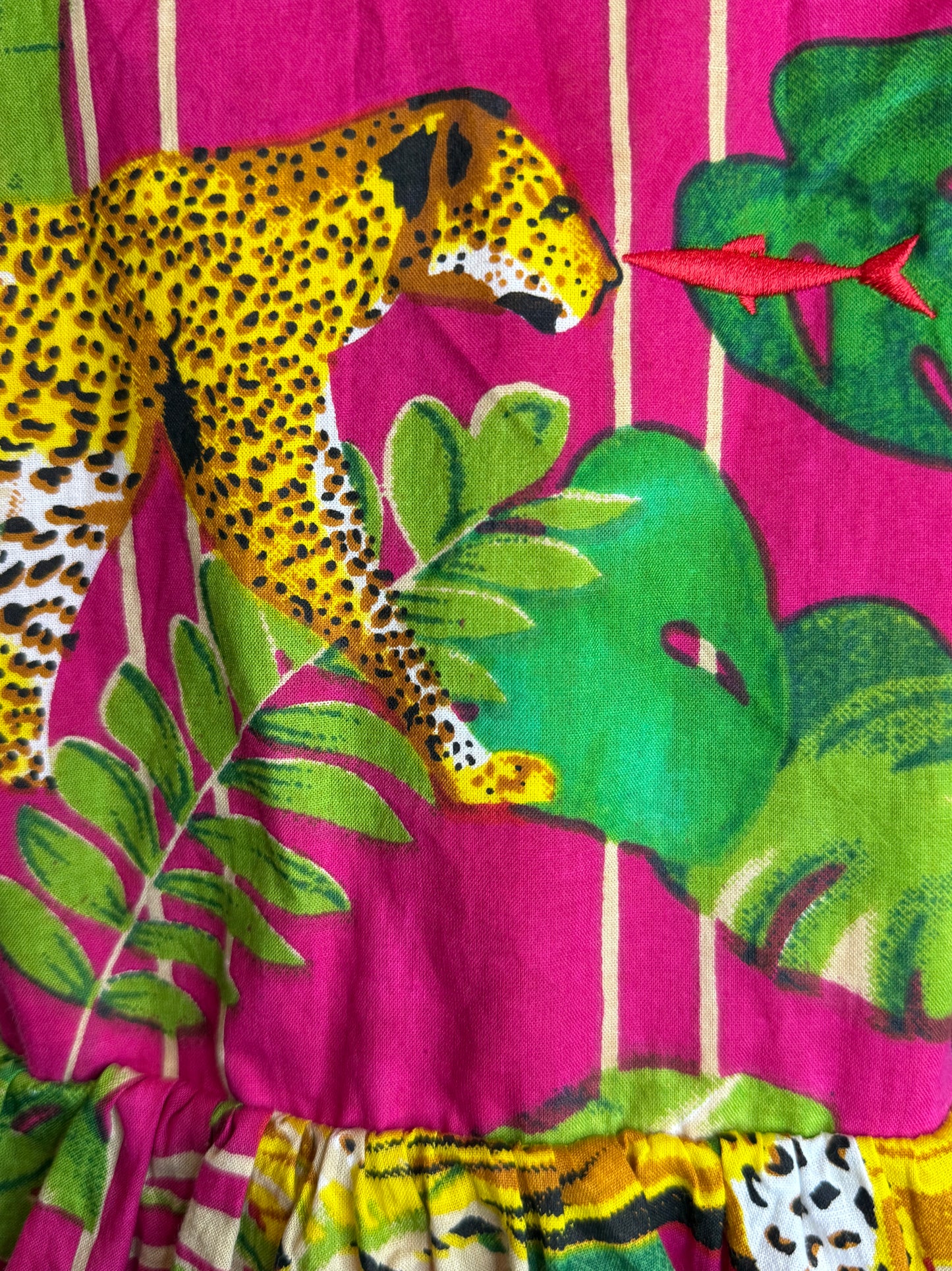 Girls Criss Cross back Dress - Dark Pink Savannah