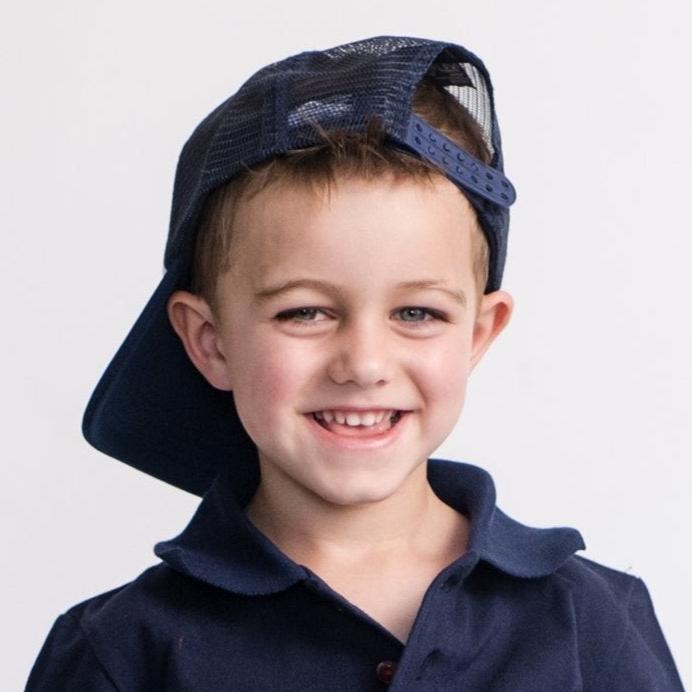 Boys / Men Trucker Cap - Navy