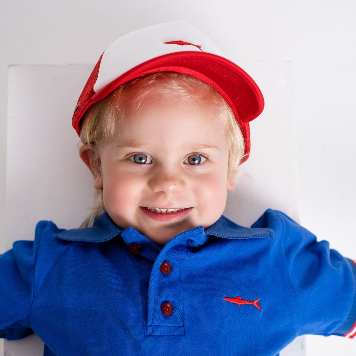 Boys / Men Trucker Cap - Red