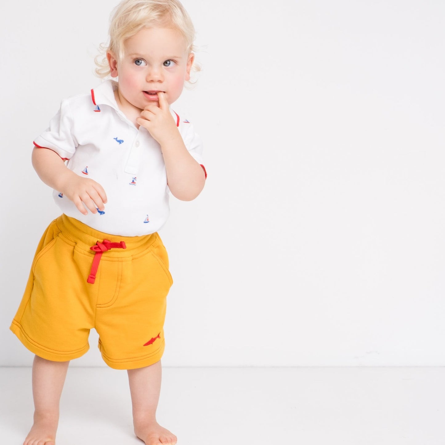 Boys Shorts - Mustard