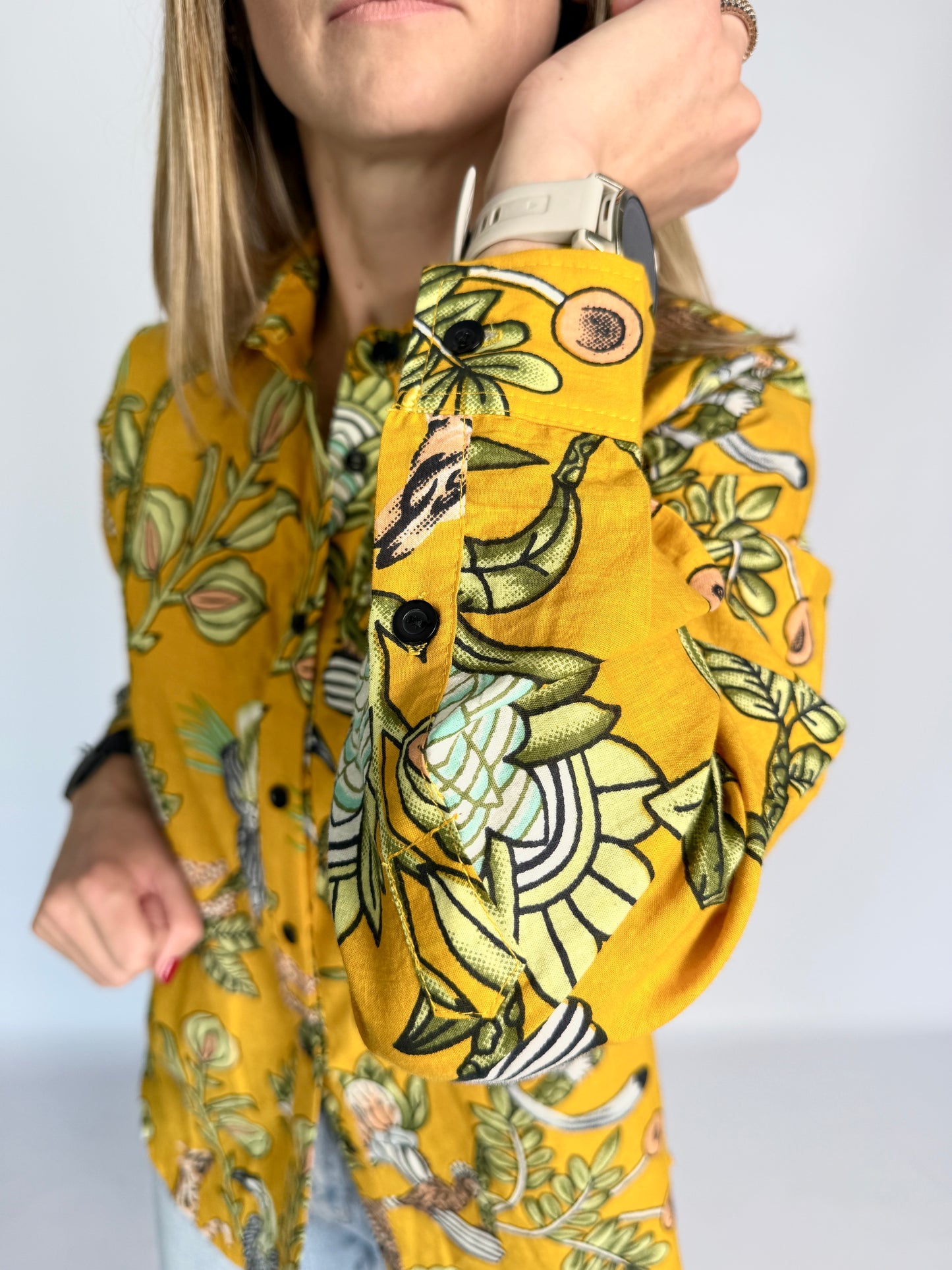 Ladies Shirt - Yellow Bird Party