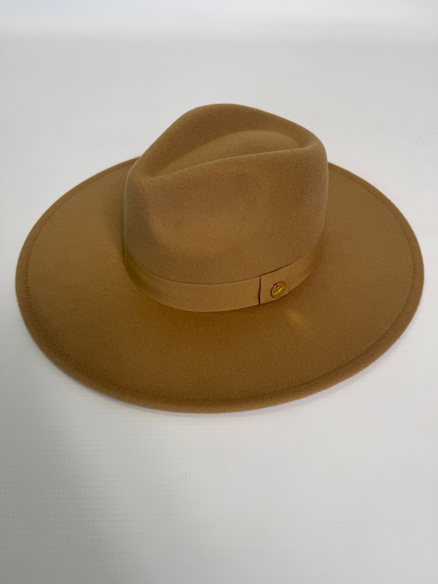 Unisex - Fedora Woolen Hat - Camel