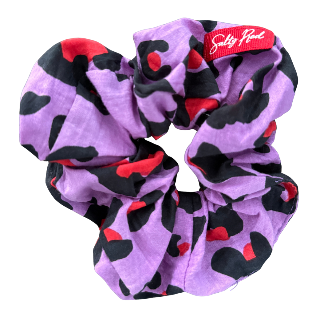 Scrunchie - Purple and Red