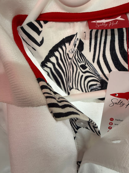 Mens Golfer - White - Black Zebra Insert