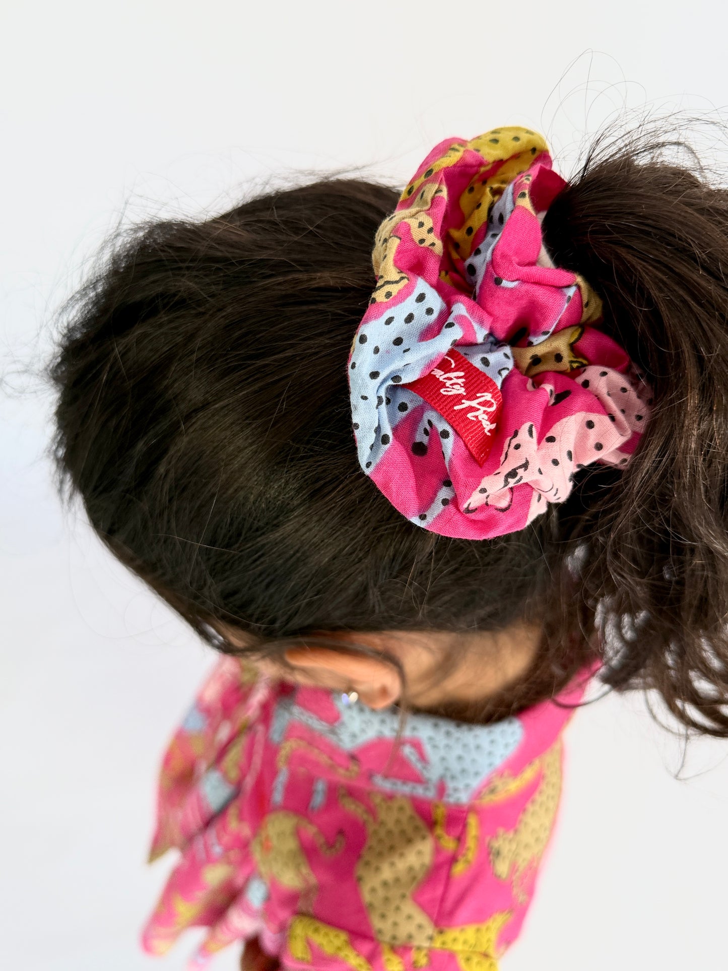 Girls Shirt Dress - Cheetah on pink