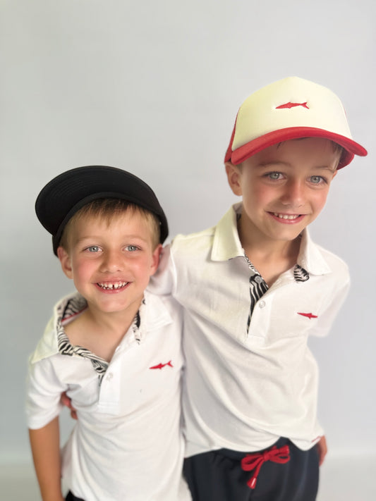 Boys / Men Trucker Cap - Red