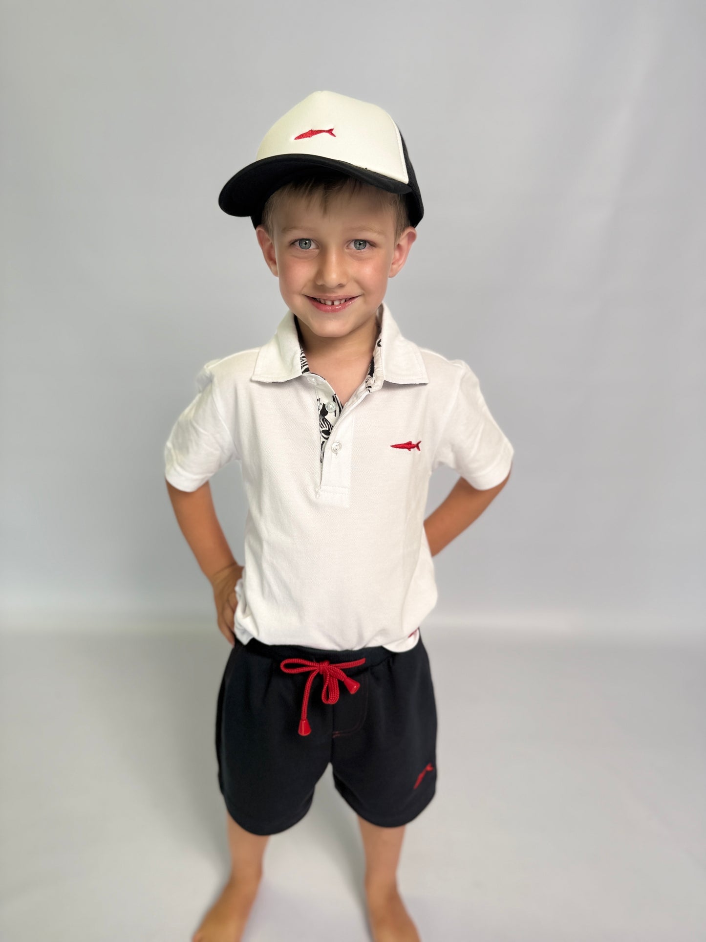 Boys / Men Trucker Cap - Black