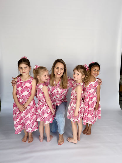 Ladies Shirt - Pink Zebra