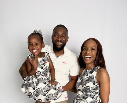 Mens Golfer - White - Black Zebra Insert