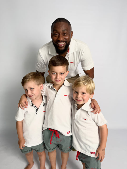 Mens Golfer - White - Black Zebra Insert