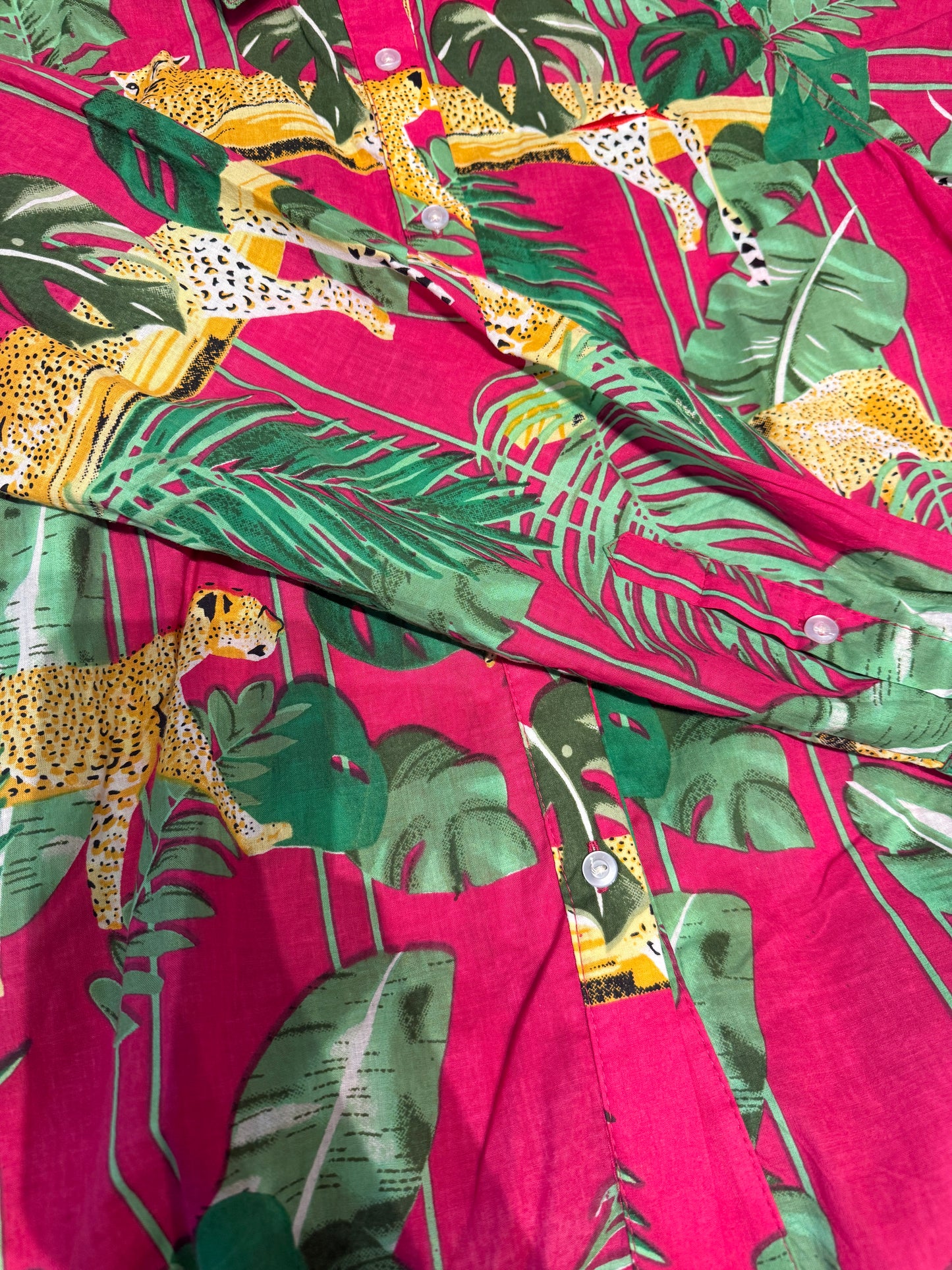 Ladies Shirt - Dark Pink Savannah
