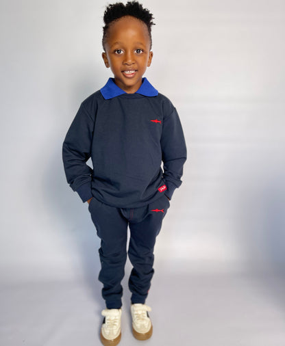 Boys Tracky Top - Navy