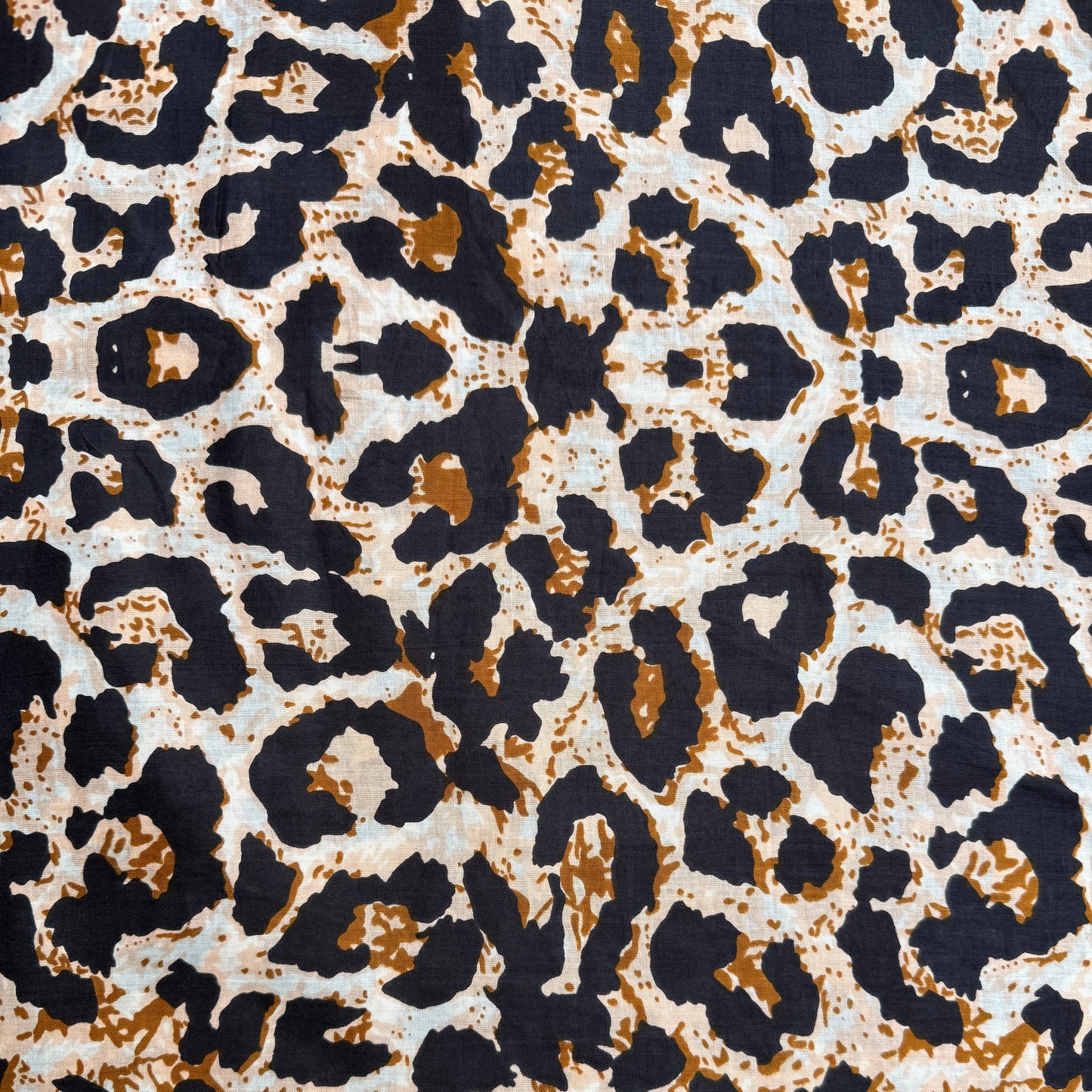 Ladies Shirt Dress - Navy Animal Print