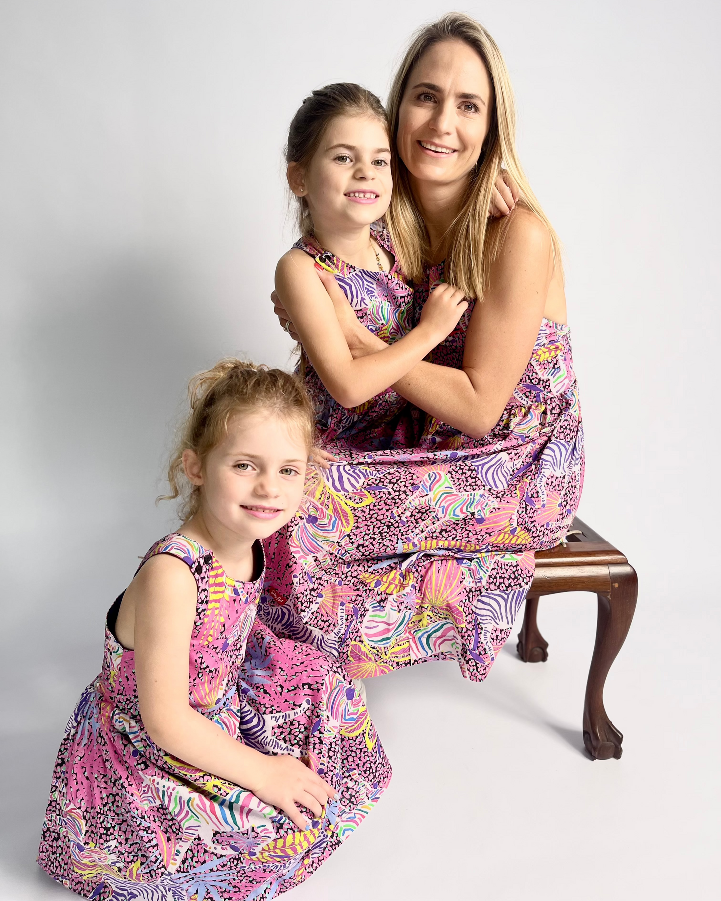 Ladies Dress - Criss Cross back l Purple Wild Zebra