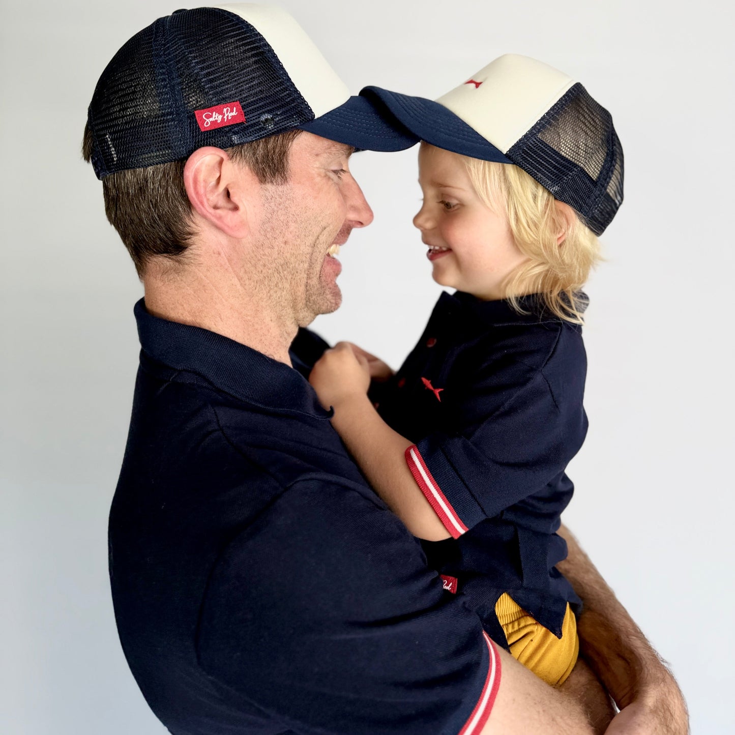 Mens Golfer - Navy - Royal Blue w Orange Leopards Insert