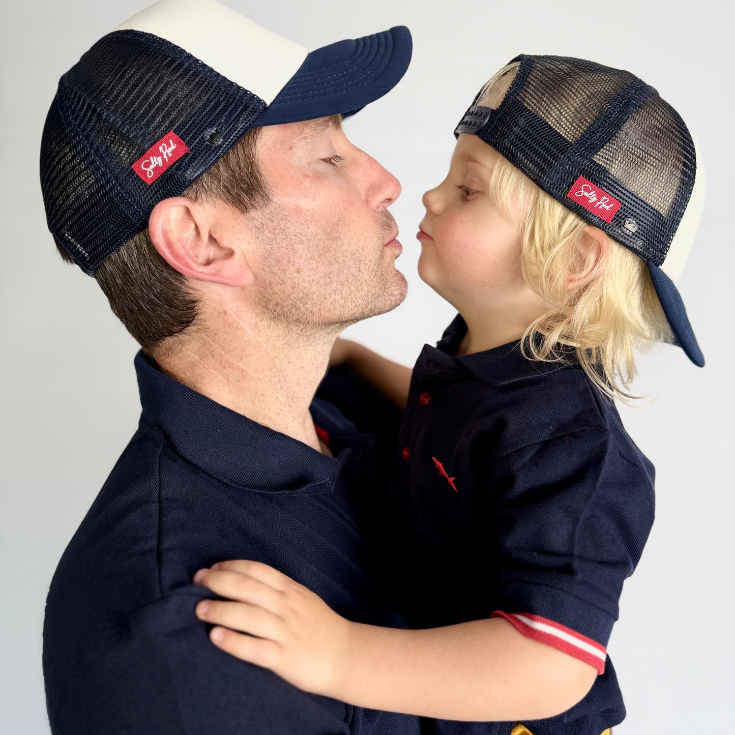 Mens Golfer - Navy - Royal Blue w Orange Leopards Insert