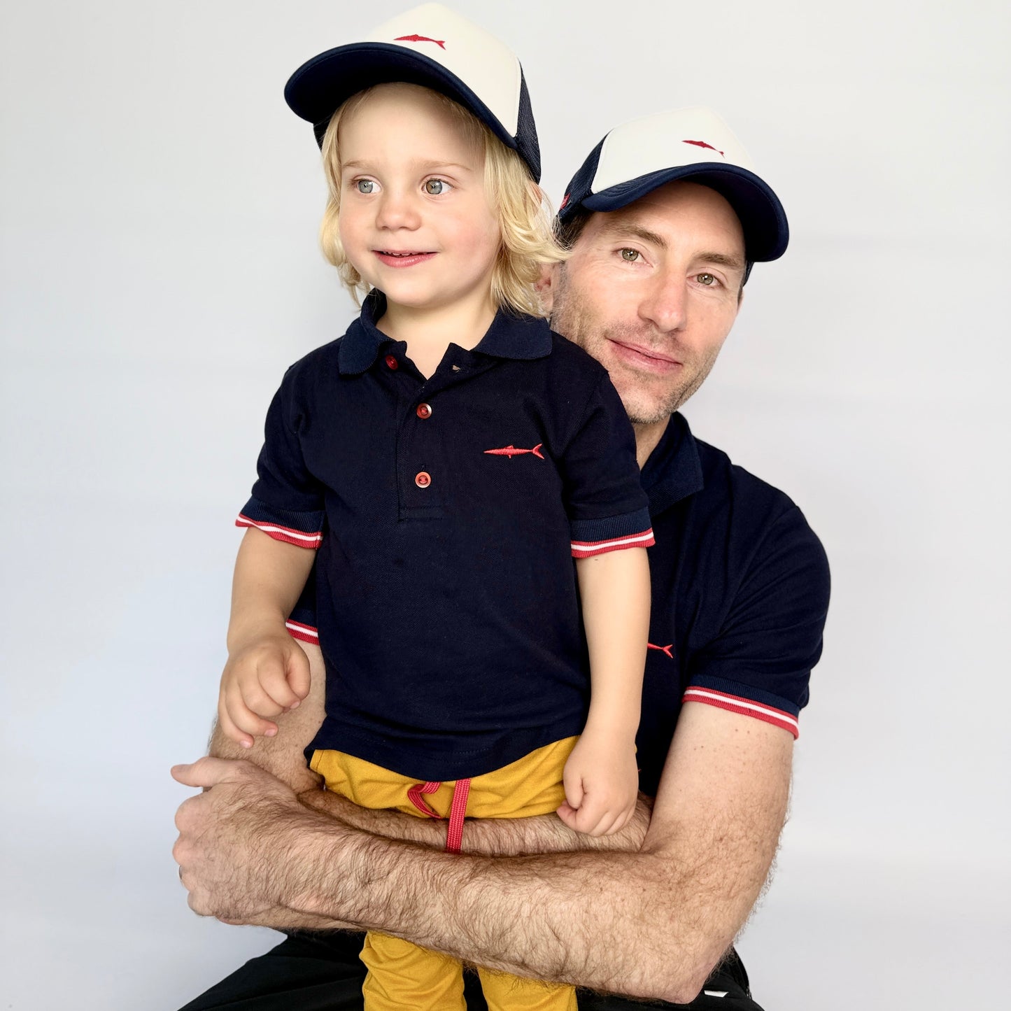 Mens Golfer - Navy - Royal Blue w Orange Leopards Insert