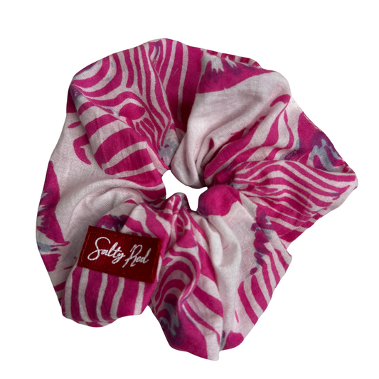 Scrunchie - Pink Zebra