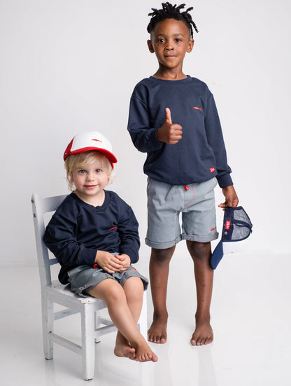 Boys Tracky Top - Navy