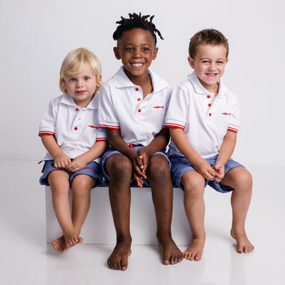 Boys Golfer - White