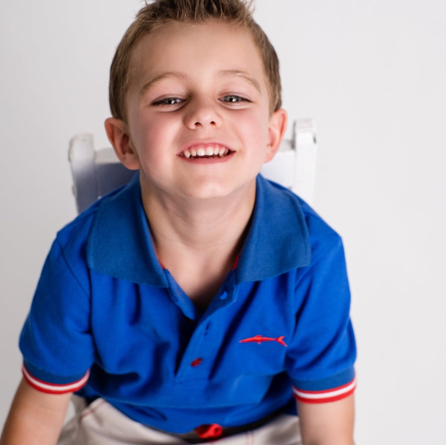 Boys Golfer - Royal Blue