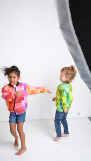 The Marlin Bomber Jacket - Bright Squares